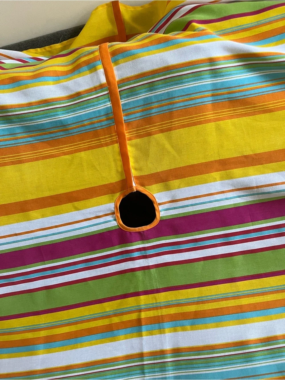Bright Yellow Multicolor Outdoor tablecloth